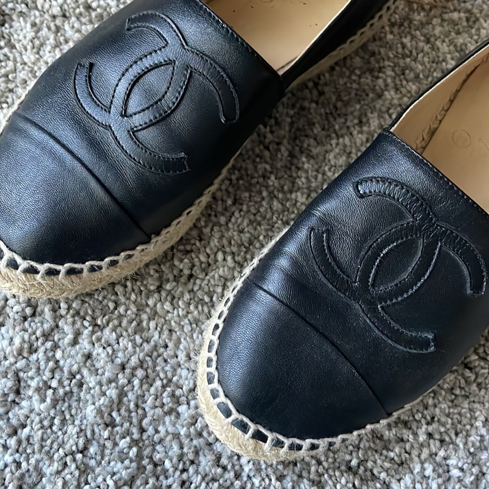 Chanel Lambskin Espadrilles - Picture 7 of 8